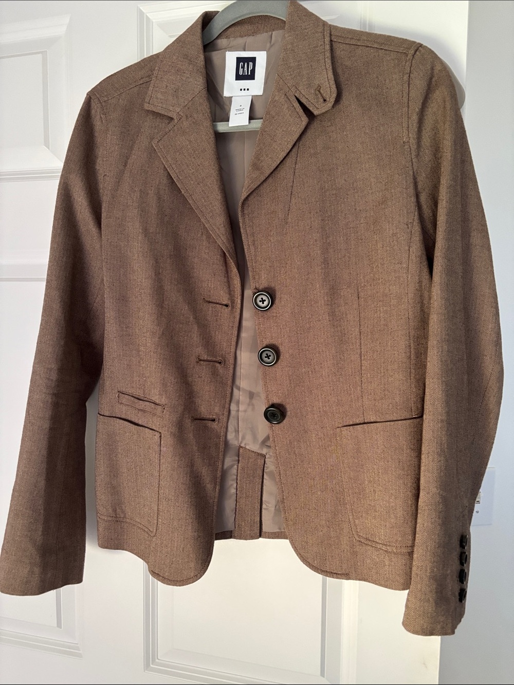 GAP Women's Tan/Brown Tailored Blazer